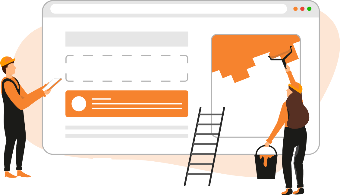 Ilustração de manutenção